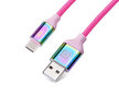 REAL-EL, Premium USB A - Type C Rainbow, 1m hind ja info | USB jagajad, adapterid | kaup24.ee