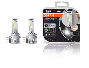 Autopirn Osram H15 LED-Driving 12V 6500K, 2 tk цена и информация | Автомобильная ксеноновая лампа D2R 6000К (Китай) | kaup24.ee