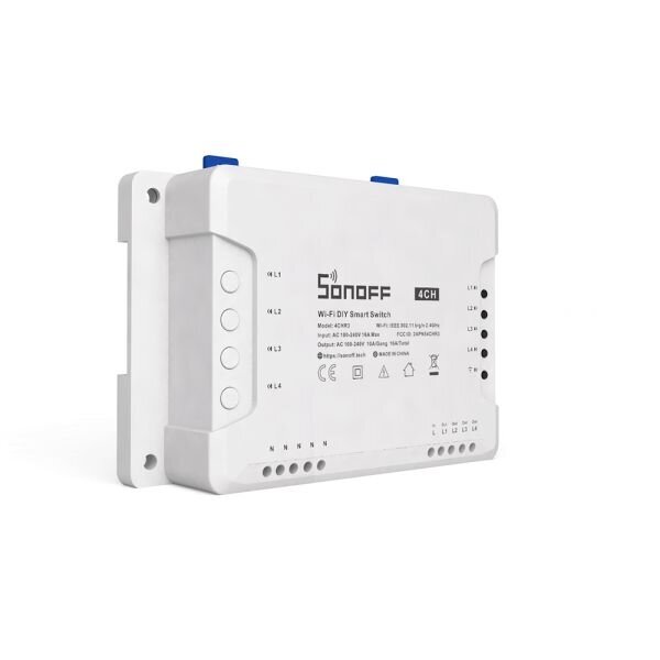 Wi-Fi nutikas 230V AC relee lüliti 4 kanaliga Sonoff hind ja info | Lülitid ja pistikupesad | kaup24.ee