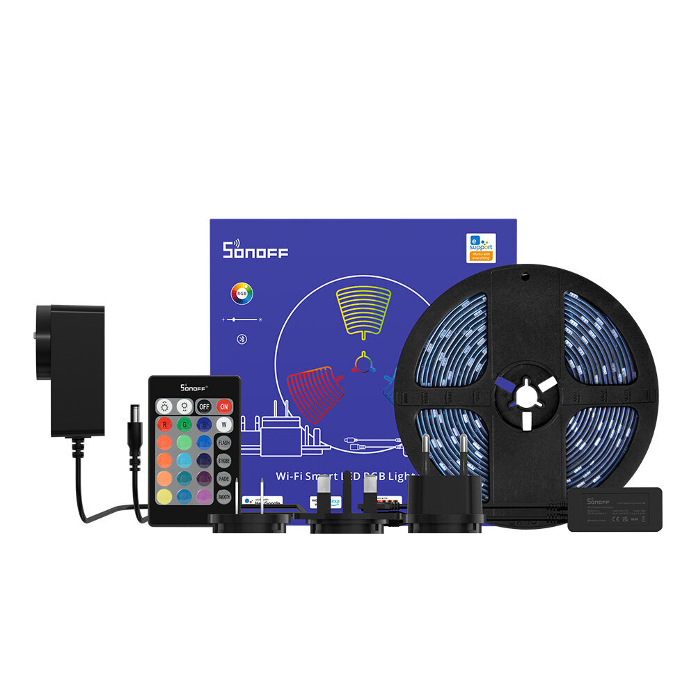 RGB Wi-Fi ja Bluetooth Smart LED ribakomplekt Sonoff hind ja info | LED ribad | kaup24.ee