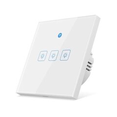 3-клавишный интеллектуальный настенный сенсорный переключатель Woolley Wi-Fi eWeLink со встроенным радарным датчиком движения (белый) цена и информация | Датчики | kaup24.ee