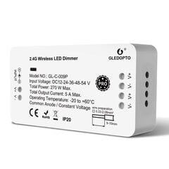 Светодиодный контроллер Gledopto Zigbee Pro Dimmer (Zigbee+RF) 12–54 В постоянного тока цена и информация | Регуляторы | kaup24.ee