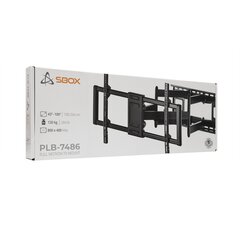 Sbox PLB-7486 (43-100|120kg|800x400) цена и информация | Кронштейны и крепления для телевизоров | kaup24.ee