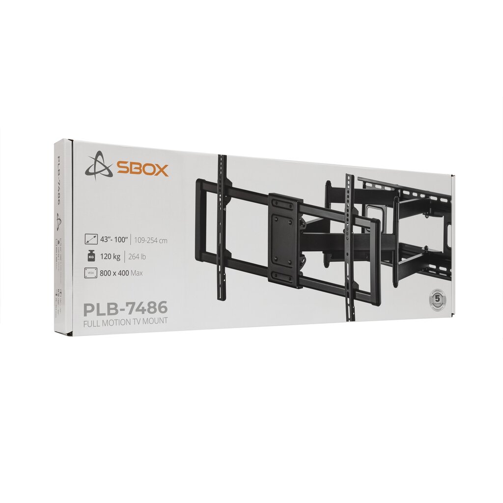 Sbox PLB-7486 100" цена и информация | Teleri seinakinnitused ja hoidjad | kaup24.ee