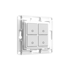 Настенный выключатель Shelly с 4 кнопками - черный цена и информация | Выключатели, розетки | kaup24.ee