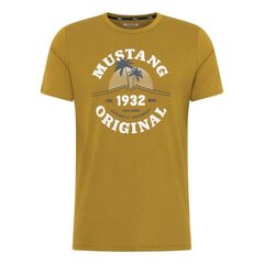 T-särk meestele Mustang Alex C Print M 1012520 6370, roheline hind ja info | Meeste T-särgid | kaup24.ee