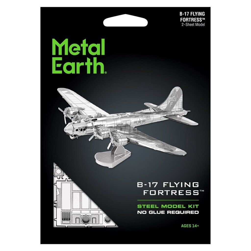 3D pusle Metal Earth B-17 Flying Fortress цена и информация | Klotsid ja konstruktorid | kaup24.ee