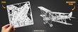3D pusle Metal Earth De Havilland Tiger Moth цена и информация | Klotsid ja konstruktorid | kaup24.ee