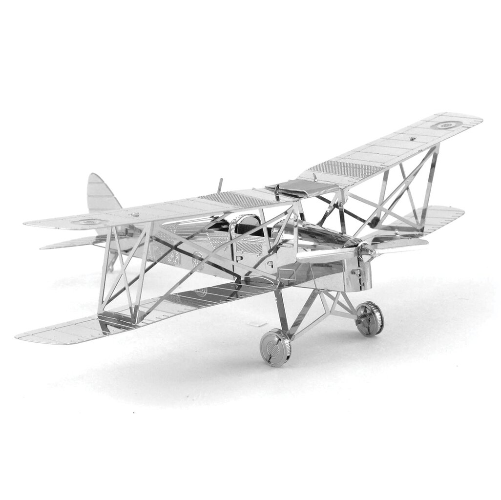 3D pusle Metal Earth De Havilland Tiger Moth цена и информация | Klotsid ja konstruktorid | kaup24.ee