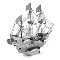 3D pusle Metal Earth Golden Hind цена и информация | Конструкторы и кубики | kaup24.ee