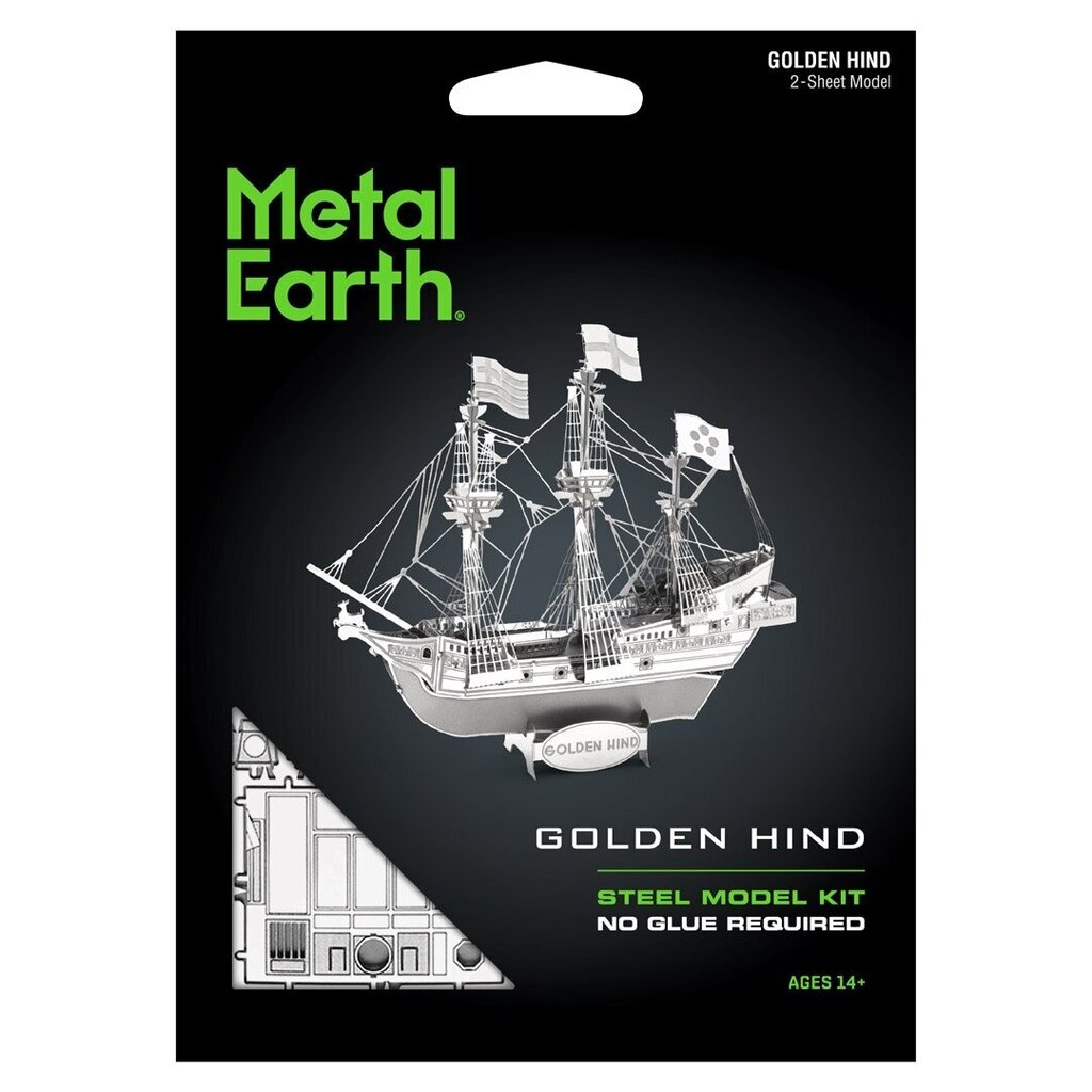 3D pusle Metal Earth Golden Hind hind ja info | Klotsid ja konstruktorid | kaup24.ee