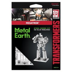 3D pusle Metal Earth Transformers Megatron цена и информация | Конструкторы и кубики | kaup24.ee