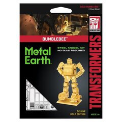 3D pusle Metal Earth Transformers Bumblebee Gold цена и информация | Конструкторы и кубики | kaup24.ee