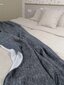 A grupė linane voodikate musta värvi 180x230 цена и информация | Voodikatted, pleedid | kaup24.ee