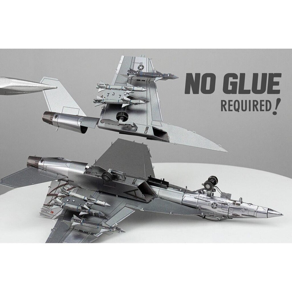 3D pusle Metal Earth F/A-18 Super Hornet hind ja info | Klotsid ja konstruktorid | kaup24.ee