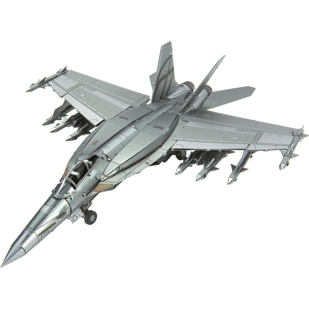 3D pusle Metal Earth F/A-18 Super Hornet hind ja info | Klotsid ja konstruktorid | kaup24.ee