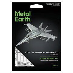 3D pusle Metal Earth F/A-18 Super Hornet hind ja info | Klotsid ja konstruktorid | kaup24.ee