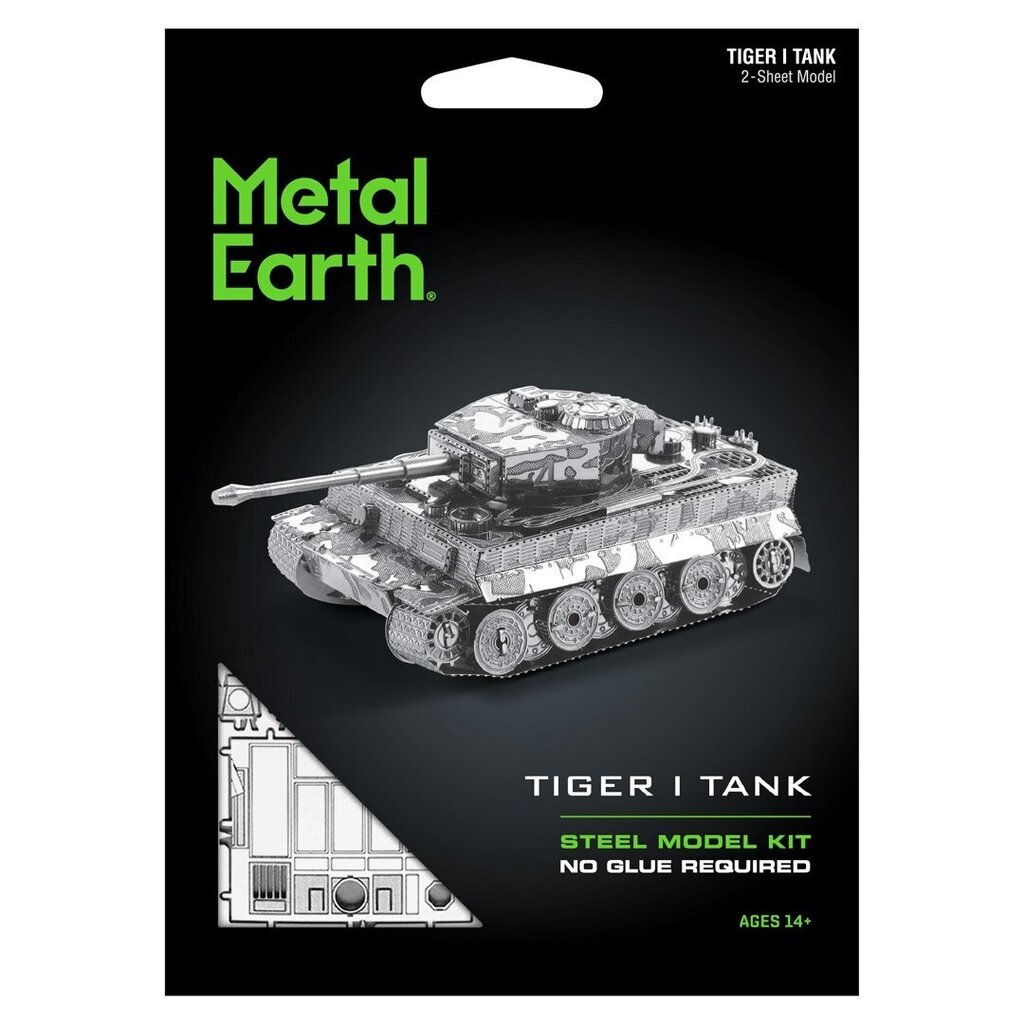 3D pusle Metal Earth Tiger I Tank цена и информация | Klotsid ja konstruktorid | kaup24.ee