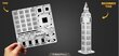 3D pusle Metal Earth Big Ben Tower hind ja info | Klotsid ja konstruktorid | kaup24.ee