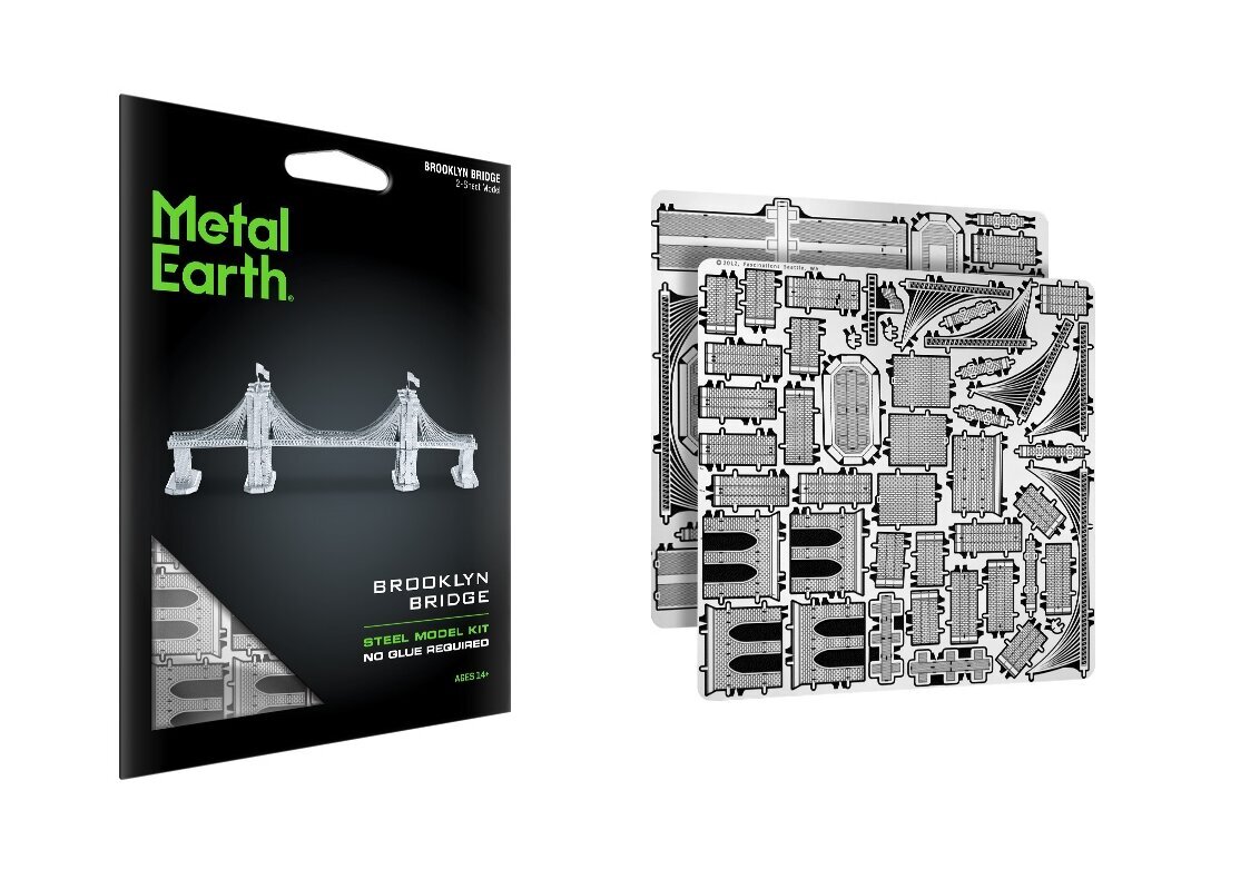 3D pusle Metal Earth Brooklyn Bridge hind ja info | Klotsid ja konstruktorid | kaup24.ee