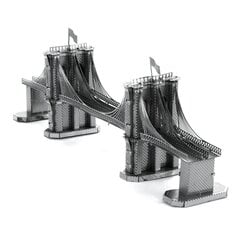 3D pusle Metal Earth Brooklyn Bridge цена и информация | Конструкторы и кубики | kaup24.ee