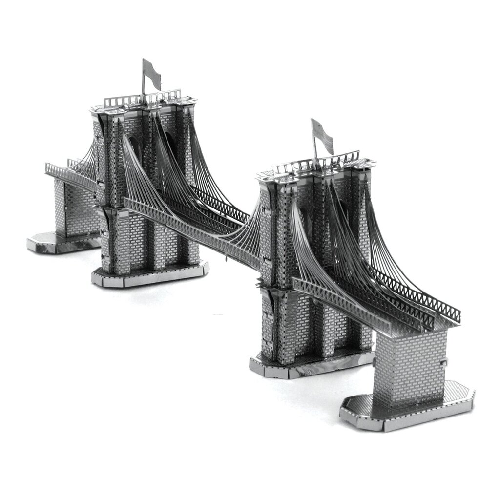 3D pusle Metal Earth Brooklyn Bridge hind ja info | Klotsid ja konstruktorid | kaup24.ee