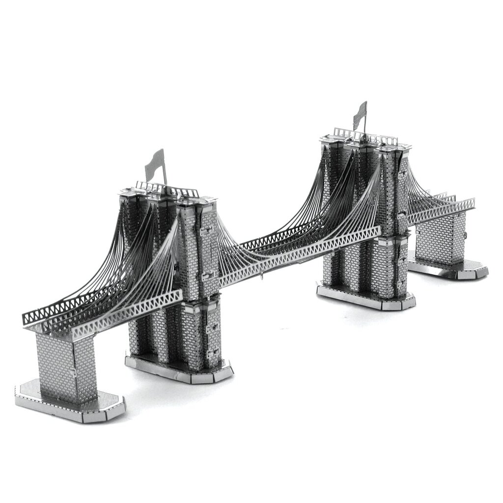 3D pusle Metal Earth Brooklyn Bridge hind ja info | Klotsid ja konstruktorid | kaup24.ee