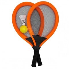 Набор теннисных ракеток для детей с мячом Woopie, оранжевый цена и информация | Игры на открытом воздухе | kaup24.ee