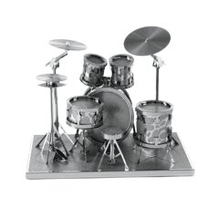 3D pusle Metal Earth Drum Set цена и информация | Конструкторы и кубики | kaup24.ee