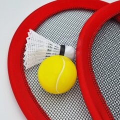 Набор теннисных ракеток для детей с мячом Woopie, красный цена и информация | Уличные игры | kaup24.ee