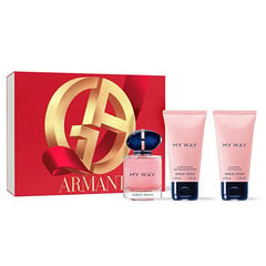 Giorgio Armani My Way EDP 50 ml + kehapiim 50 ml + dušigeel 50 ml naistele hind ja info | Naiste parfüümid | kaup24.ee