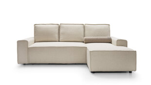 Угловой диван COMO - L-образный мягкий уголок (цвет: бежевый, оттоманка: справа) цена и информация | Угловые диваны | kaup24.ee