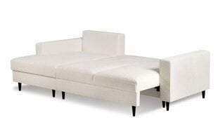 Угловой диван BAMBI - L-образный мягкий уголок, кушетка, гостиная (цвет: коричневый оттоманка: правая) цена и информация | Угловые диваны | kaup24.ee