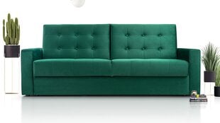 Диван-кровать BONN - компактный диван со спальной функцией и основанием для кровати 224x88 (цвет: зеленый) цена и информация | Диваны | kaup24.ee