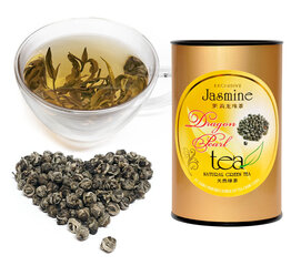 Eksklusiivne Hiina Jasmiini roheline tee "Draakoni pärl", Jasmine Green tea „DRAGON PEARL”, PT150g цена и информация | Чай | kaup24.ee