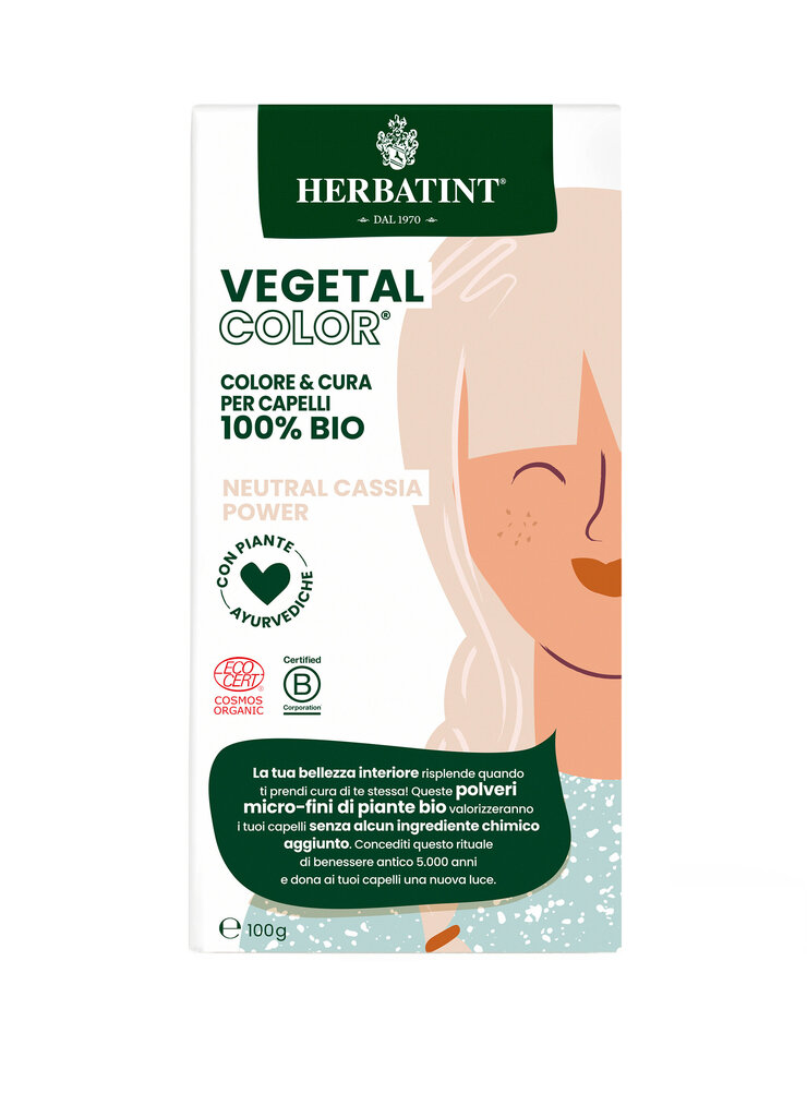 Herbatint Vegetal Color Neutral Cassia Power Hair Mask, 100 ml hind ja info | Maskid, õlid, seerumid | kaup24.ee