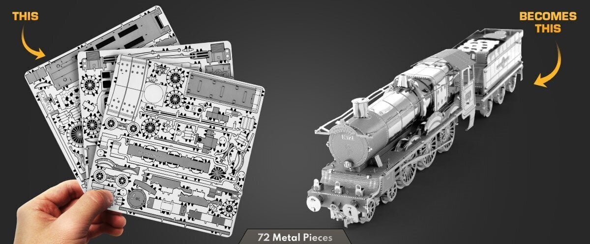 3D pusle Metal Earth Hogwarts Express Train цена и информация | Klotsid ja konstruktorid | kaup24.ee