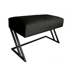 Puff Xenia Decorates, 80x40 cm, must hind ja info | Kott-toolid, tumbad, järid | kaup24.ee