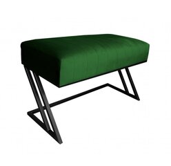 Puff Xenia Decorates, 80x40 cm, must, roheline hind ja info | Kott-toolid, tumbad, järid | kaup24.ee