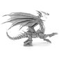 3D pusle Metal Earth Silver Dragon hind ja info | Klotsid ja konstruktorid | kaup24.ee