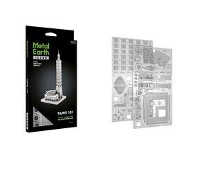 3D pusle Metal Earth Taipei 101 hind ja info | Klotsid ja konstruktorid | kaup24.ee