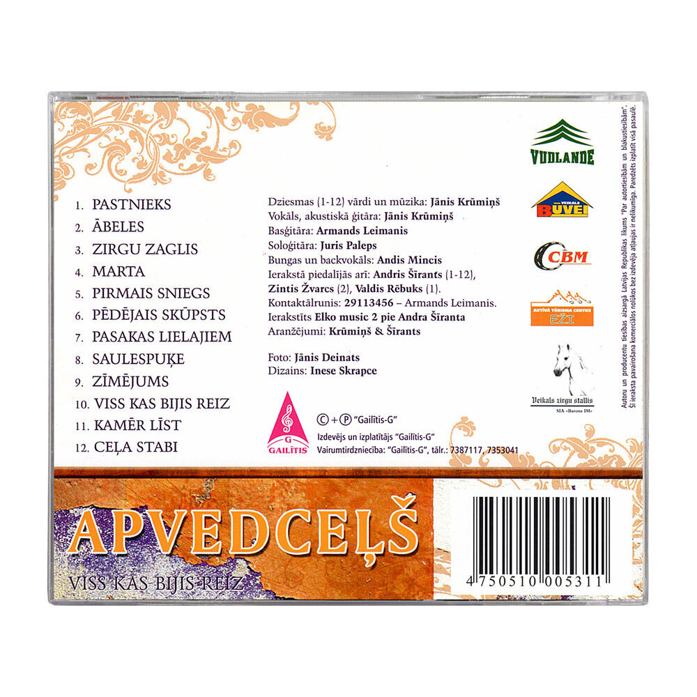 CD Apvedcelš Viss Kas Bijis Reiz цена и информация | Vinüülplaadid, CD, DVD | kaup24.ee