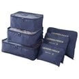 Kohvri kotikohver Pakkimiskuubikud, 6 osa, sinine