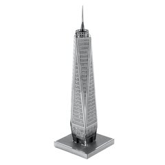 3D pusle Metal Earth One World Trade Center цена и информация | Конструкторы и кубики | kaup24.ee