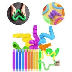 Набор сенсорных трубок, 10 шт. цена и информация | Развивающие игрушки | kaup24.ee