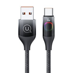 Usams XM Series 6A USB to type-C 1.2M цена и информация | Кабели для телефонов | kaup24.ee