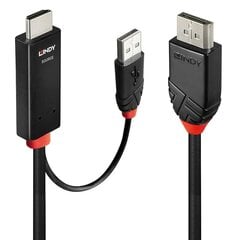 Lindy DisplayPort/HDMI, 2 m цена и информация | Кабели и провода | kaup24.ee