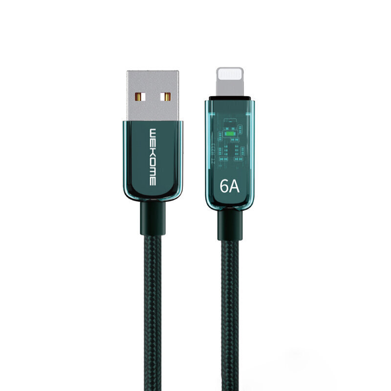 Wekome USB A/lighting, 1 m hind ja info | Kaablid ja juhtmed | kaup24.ee