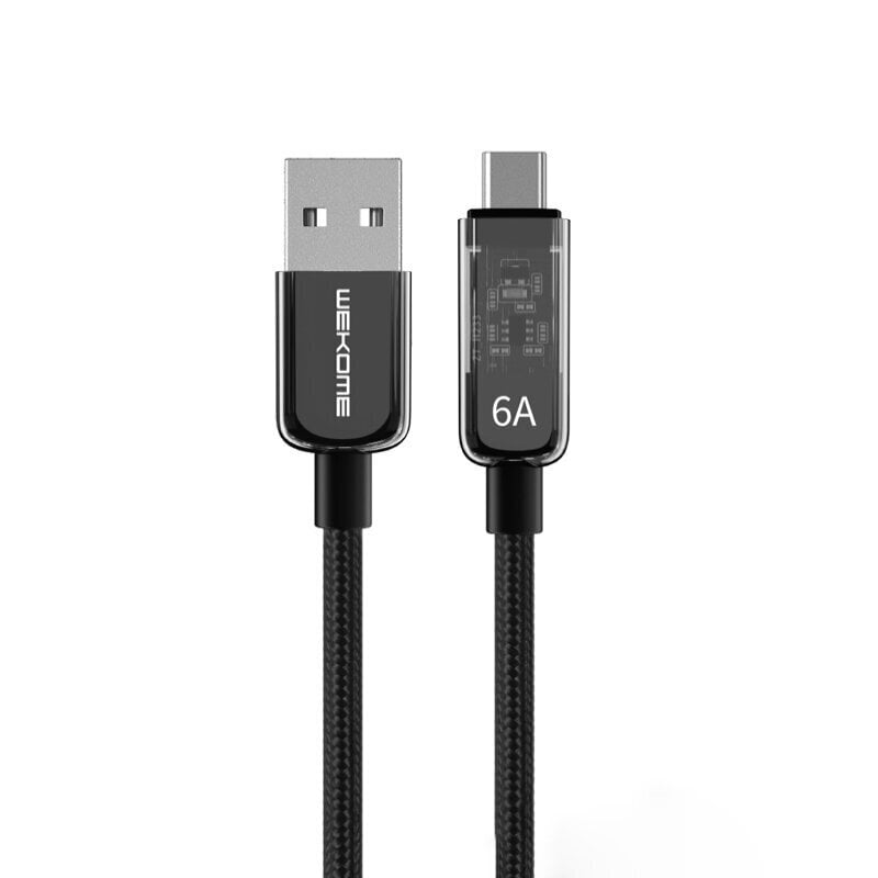 Wekome USB A/USB C, 1 m цена и информация | Kaablid ja juhtmed | kaup24.ee