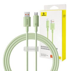Baseus Spring-loaded USB-C cable 1m 2A (Black) цена и информация | Кабели и провода | kaup24.ee